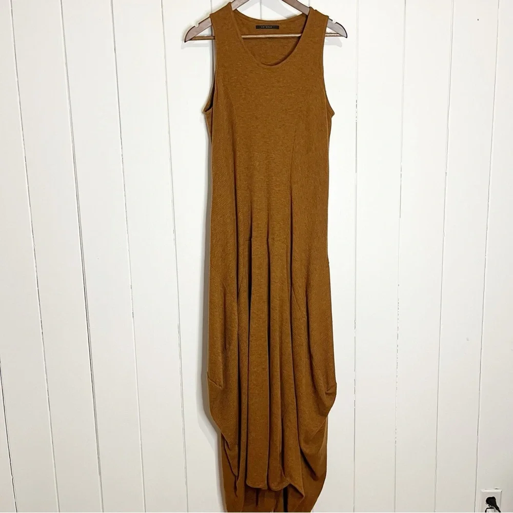 Animale Rust Ribbed Maxi Dress. Size XL. - Picture 1 of 10
